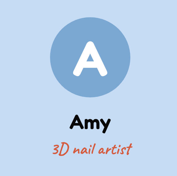 Untitled Amy, 3D nail artist